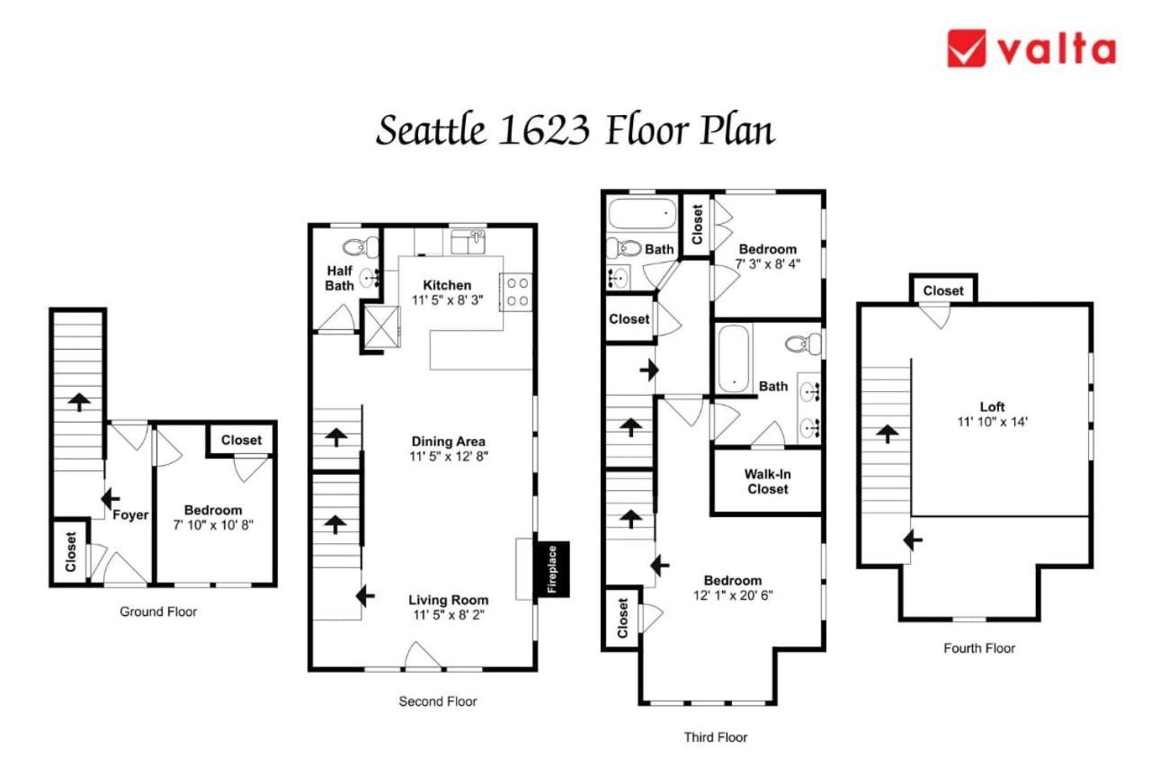Exquisite Central Townhome With Spacious Loft And Gourmet Kitchen Seattle Buitenkant foto